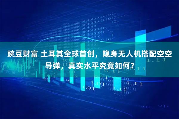 豌豆财富 土耳其全球首创，隐身无人机搭配空空导弹，真实水平究竟如何？