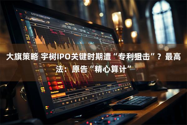大旗策略 宇树IPO关键时期遭“专利狙击”？最高法：原告“精心算计”