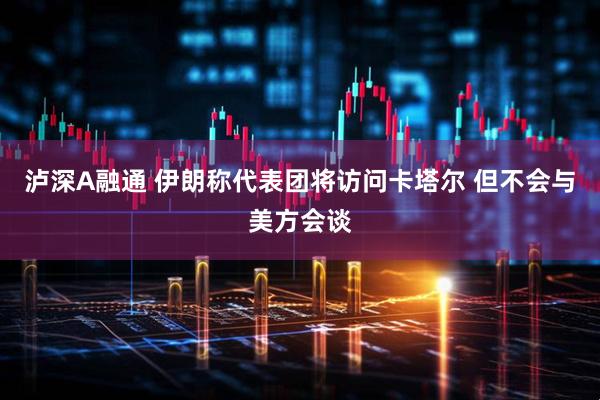 泸深A融通 伊朗称代表团将访问卡塔尔 但不会与美方会谈